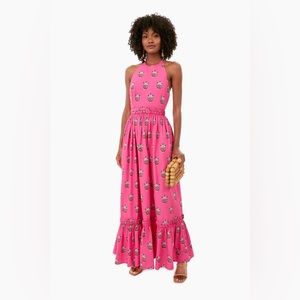 Rhode Salena Pink Maxi Dress XS Retail $495 NWT